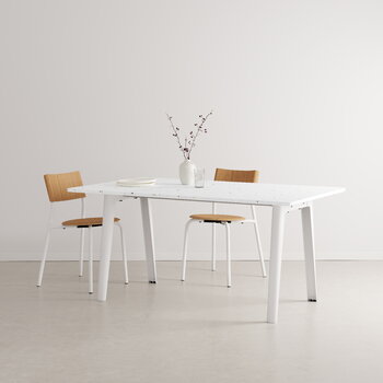 TIPTOE New Modern bord 160 x 95 cm, återvunnen plast - vit