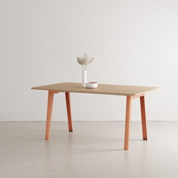 TIPTOE New Modern pöytä 160 x 95 cm, tammi - vaaleanpunainen
