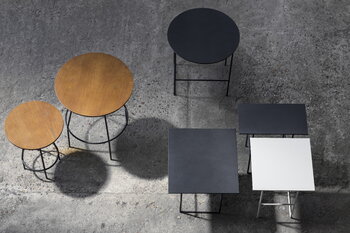 Serax Cico side table, round, 40 cm, black