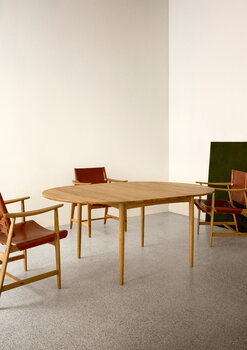 Carl Hansen & Søn BM0121 ruokapöytä, 120 cm, öljytty tammi, sisustuskuva