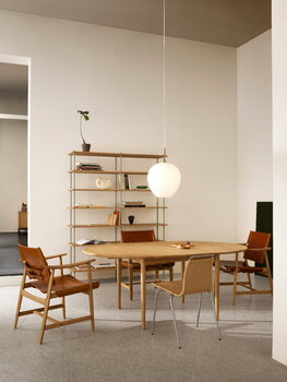 Carl Hansen & Søn BM0121 ruokapöytä, 120 cm, öljytty tammi, sisustuskuva