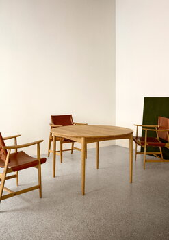 Carl Hansen & Søn BM0121 ruokapöytä, 120 cm, öljytty tammi, sisustuskuva