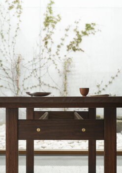 Carl Hansen & Søn BM0698 Asserbo pöytä, 95 x 190 cm, tummaksi öljytty eukalyptus