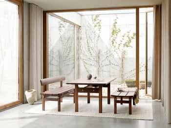Carl Hansen & Søn BM0698 Asserbo pöytä, 95 x 190 cm, tummaksi öljytty eukalyptus