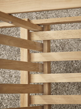Carl Hansen & Søn Sedia a sdraio BM5568 con cuscino, teak - Heritage Papyrus 18006, immagine decorativa
