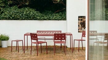 HAY Balcony pöytä, 190 x 87 cm, iron red