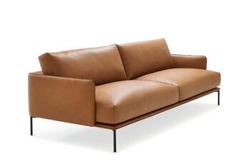 Adea Baron sofa, aniline leather