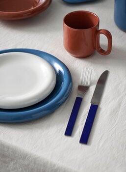 HAY Barro plate, set of 2, 18 cm, off-white