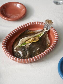 HAY Barro bowl, set of 2, natural terracotta
