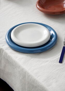 HAY Barro plate, set of 2, 18 cm, off-white