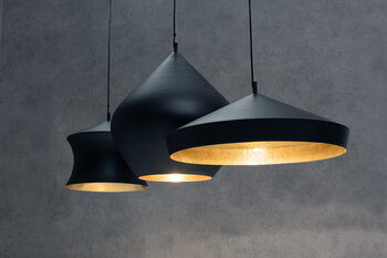 Tom Dixon Beat Flat LED pendant, black