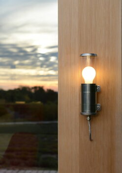 Sammode Bendz wall lamp, stainless steel