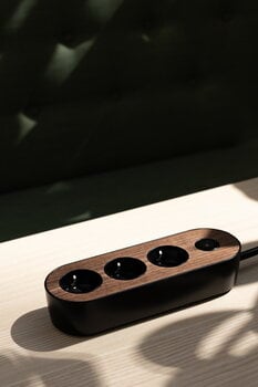 MyNolla MyNolla power strip, black - walnut