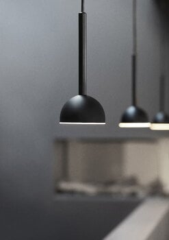 Northern Blush pendant, matt black, decoration image