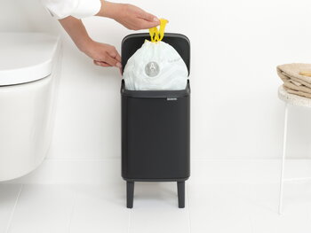 Brabantia Cestino Bo Waste Bin Hi, 4 L, nero opaco