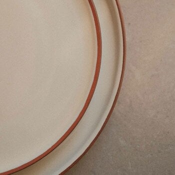 Vaidava Ceramics Earth Raw plate, 22 cm, brown - beige, decoration image