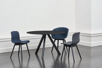 HAY Table CPH20 2.0, 120 cm, chêne noir - linoléum noir