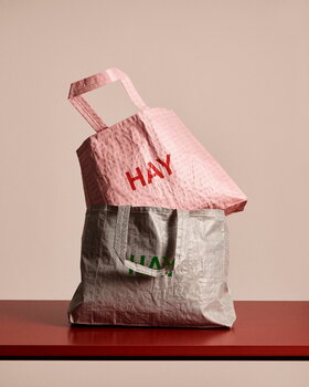 HAY Candy Mono ostoskassi, M, harmaa, sisustuskuva