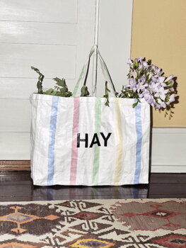 HAY Candy Stripe Einkaufstasche, XL, Mehrfarbig