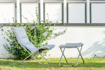 Fiam Pouf Chico Soft Outdoor, alluminio - grigio, immagine decorativa