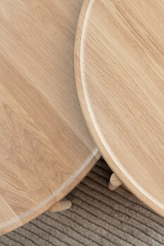 Northern Tavolino Cling, grande, 90 cm, rovere oliato chiaro, immagine decorativa
