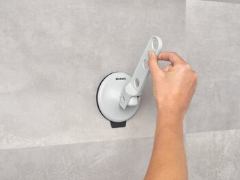Brabantia Appendiabiti con ventosa, grigio chiaro, immagine decorativa