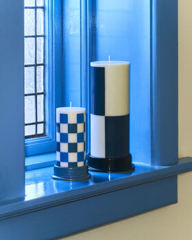 HAY Candela Column, S, bianco naturale - blues, immagine decorativa