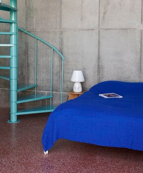 HAY Crinkle bedspread, 260 x 260 cm, ultramarine