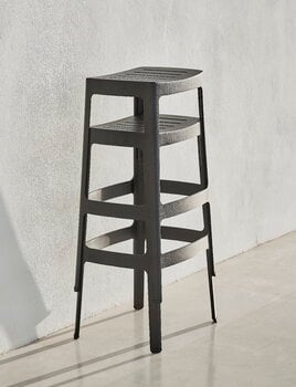 Cane-line Cut bar stool, black