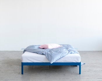 ReFramed Side table for bed frame, light blue