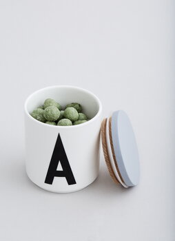 Design Letters Tazza Arne Jacobsen,  bianca, A-Z
