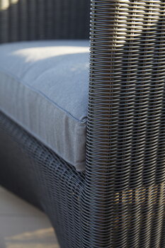 Cane-line Diamond lounge chair, graphite - grey