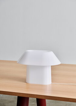 HAY Drome table lamp, white opal acrylic, decoration image