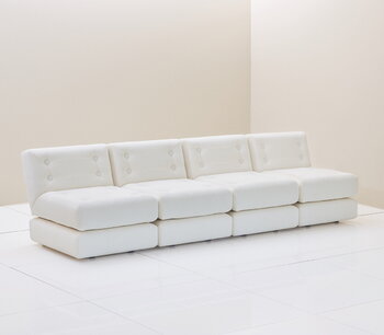 Fasetti Divano modulare Easy, 71 x 80 cm, Corda bianco naturale