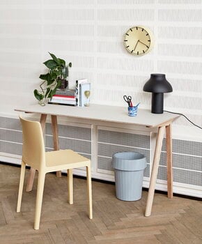 HAY CPH90 2.0 desk, 130 x 65 cm, lacquered oak - off-white linoleum