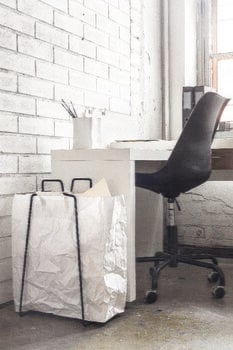 Everyday Design Helsinki paper bag holder, white