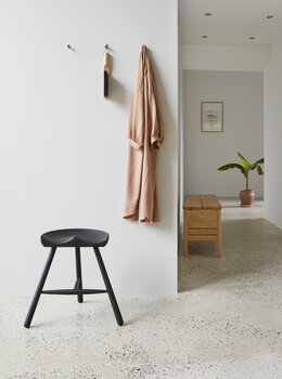 Form & Refine Shoemaker Chair No. 49 stool, black beech