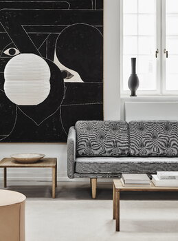 Fredericia Piloti sohvapöytä, 63 x 63 cm, savustettu tammi