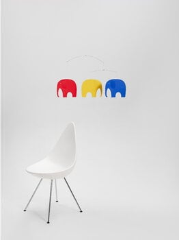 Flensted Mobiles Elephant Party mobile, red - blue - yellow, decoration image