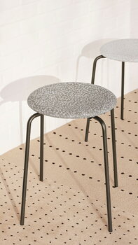 Fritz Hansen Dot stool, grey - beige - white - graphite