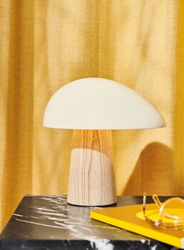 Fritz Hansen Night Owl table lamp, smokey white - ash