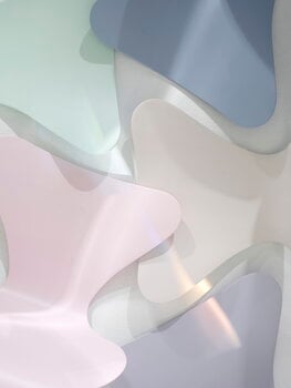Fritz Hansen Series 7 3107 tuoli, 7:14 AM Colour Edition, vaaleanpunainen - rainbow, sisustuskuva