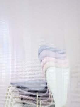 Fritz Hansen Series 7 3107 tuoli, 7:14 AM Colour Edition, vaaleanpunainen - rainbow, sisustuskuva