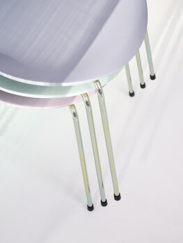 Fritz Hansen Series 7 3107 tuoli, 7:14 AM Colour Edition, vaaleanpunainen - rainbow, sisustuskuva