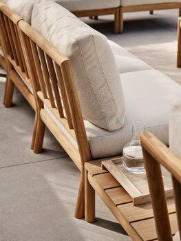 Skagerak Tradition lounge table, low, teak