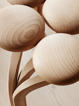 Fritz Hansen Utzon stool, oiled beech, decoration image