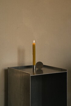 Frama Fundament candle holder, Form 3, stainless steel, decoration image