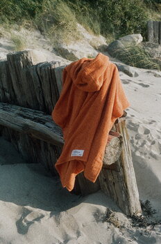 Frama Heavy Towel poncho, burned orange