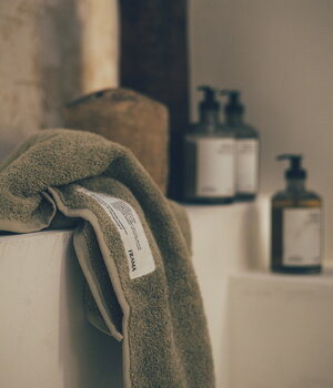 Frama Heavy Towel bath sheet, sage green