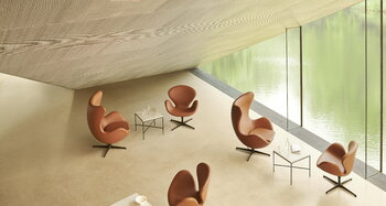 Fritz Hansen Planner MC330 sohvapöytä, musta - Cream marmori